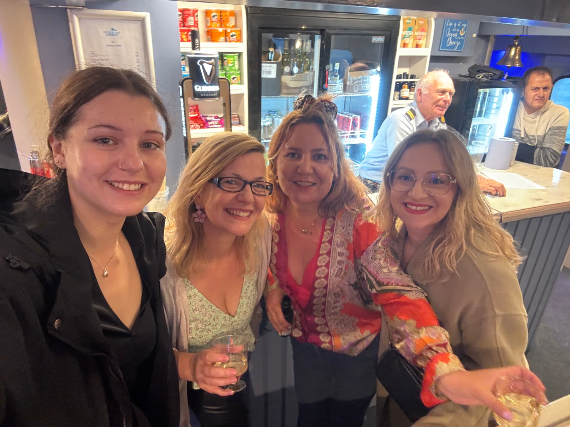 Friends smiling together at a Love Éire event